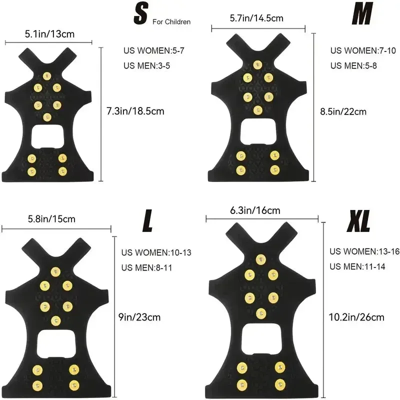 10 Stud Anti Slip Steel Crampons