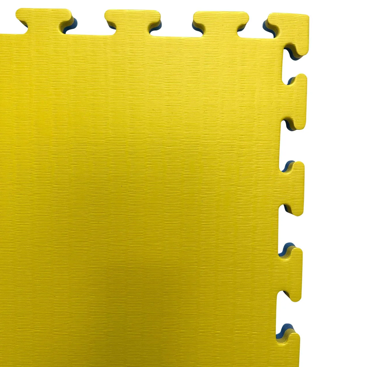 20mm Premium Tatami Jigsaw Mats reversible Yellow and blue 1m x 1m