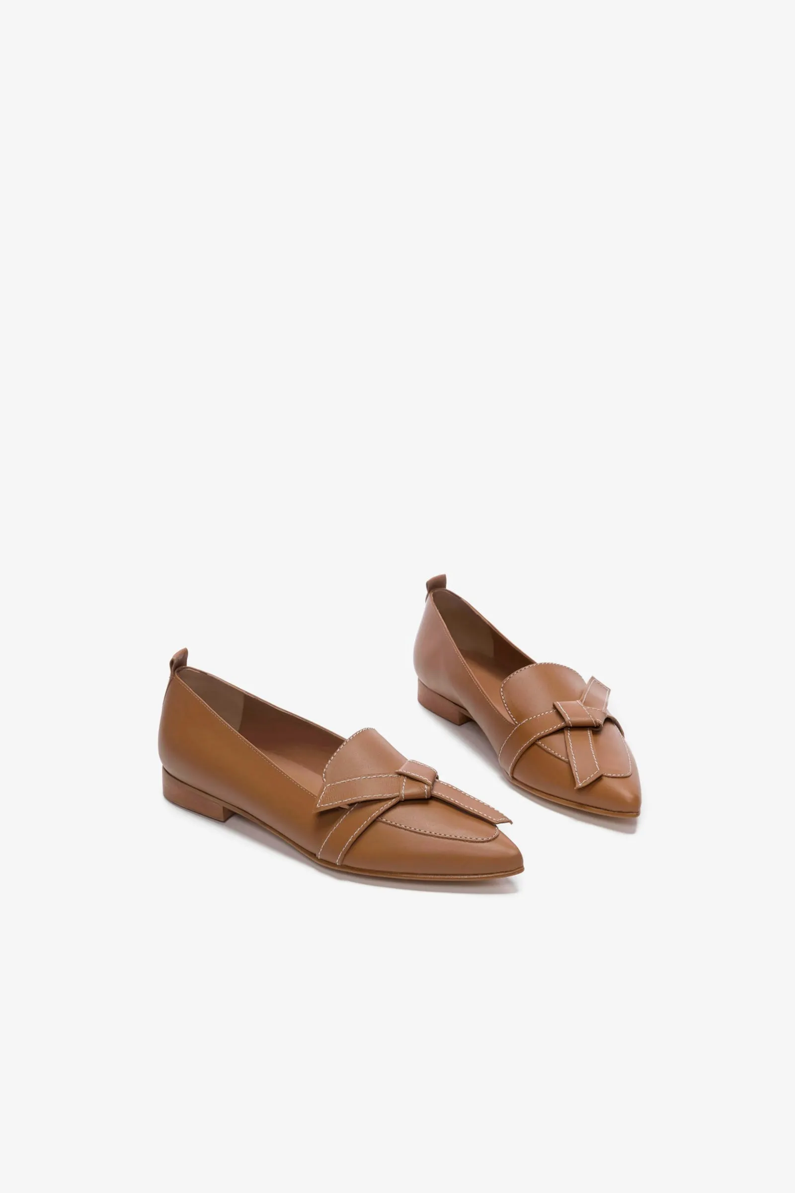 Ally Leather Flats