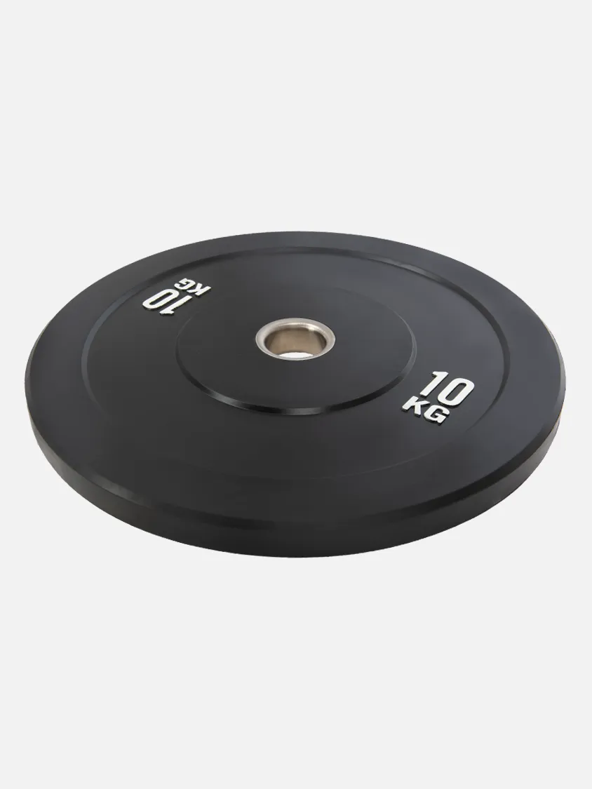 Aln Accessories  Rubber Bumper Plates 10 Kg Black