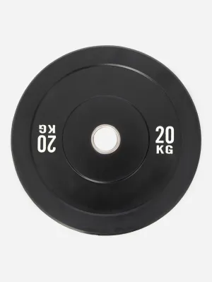 Aln Accessories  Rubber Bumper Plates 20 Kg Black