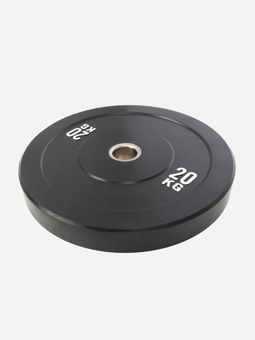 Aln Accessories  Rubber Bumper Plates 20 Kg Black