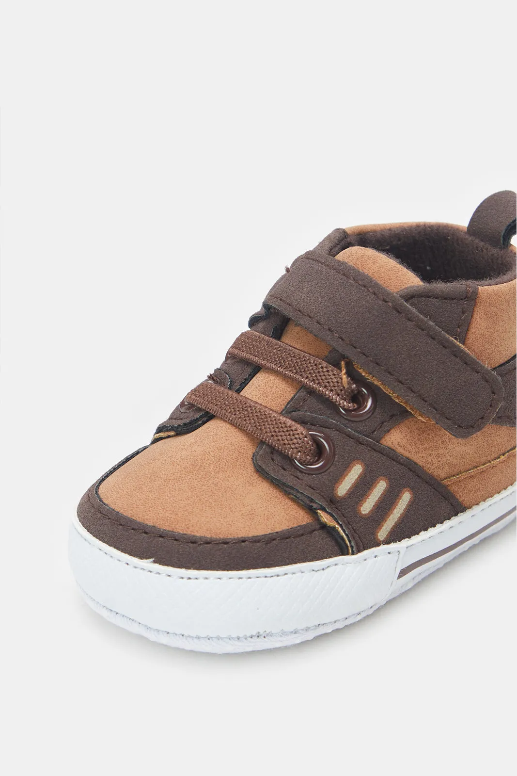 Baby Brown Pram Shoes