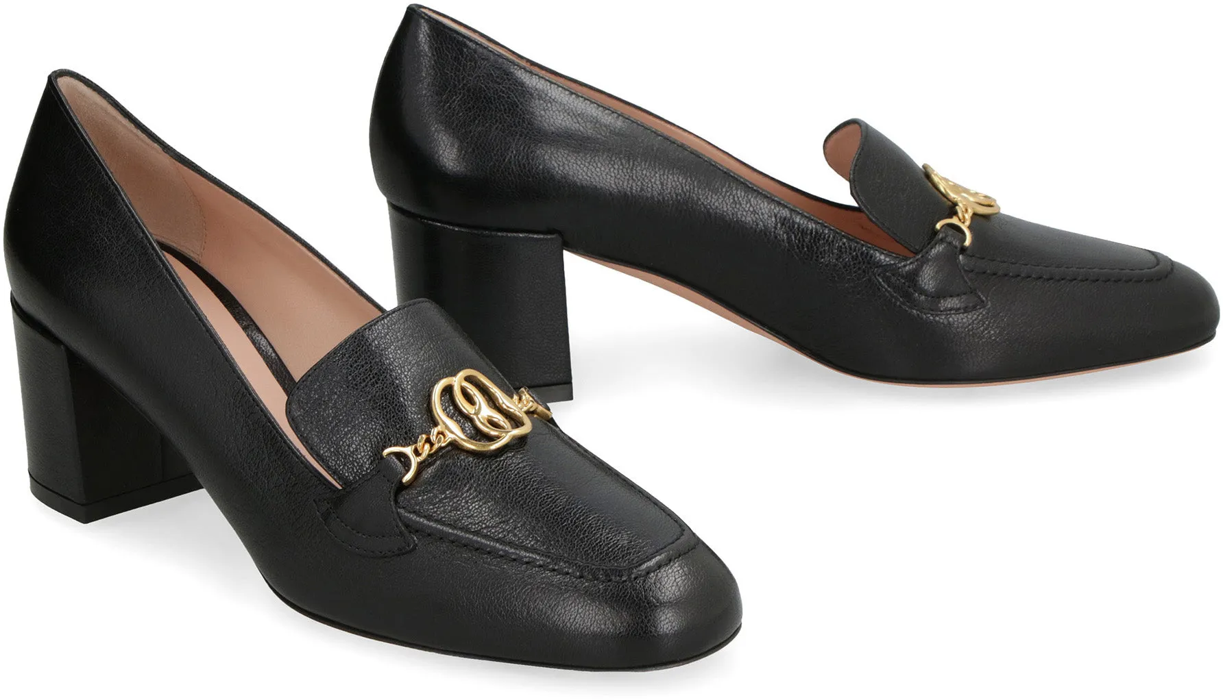 BALLY Elegant Mini Leather Pump with 5.5cm Heel