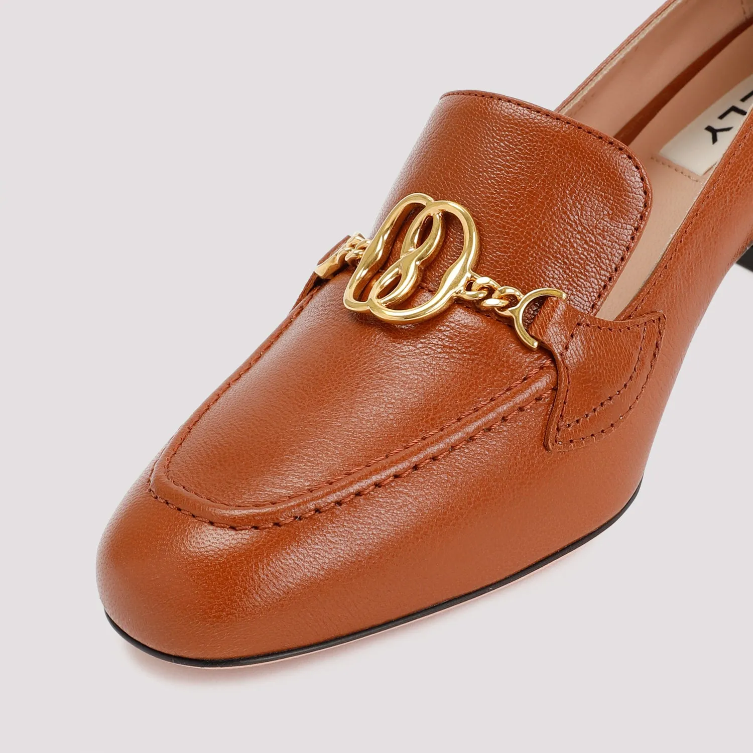 BALLY Elegant Mini Leather Pump with 5.5cm Heel