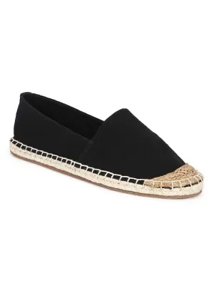 Black Canvas Slip On Shoes