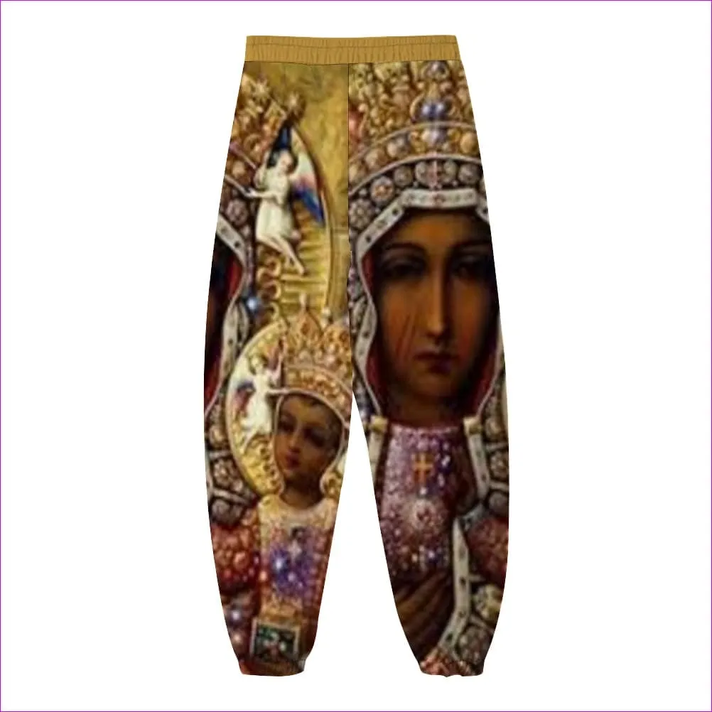 Black Madonna Baggy Jogger Pants