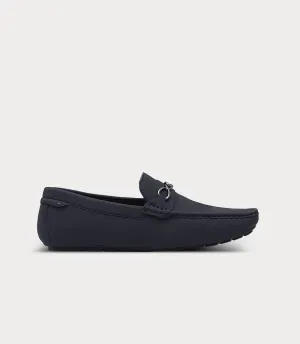 BM6787-NAVY-Men Moccasin