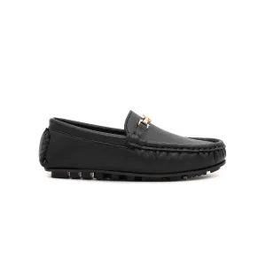 Boys Black Formal Moccasin KD0764