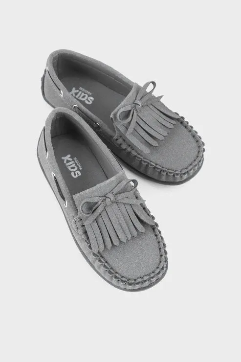 Boys Casual Moccasin BC7001-Grey