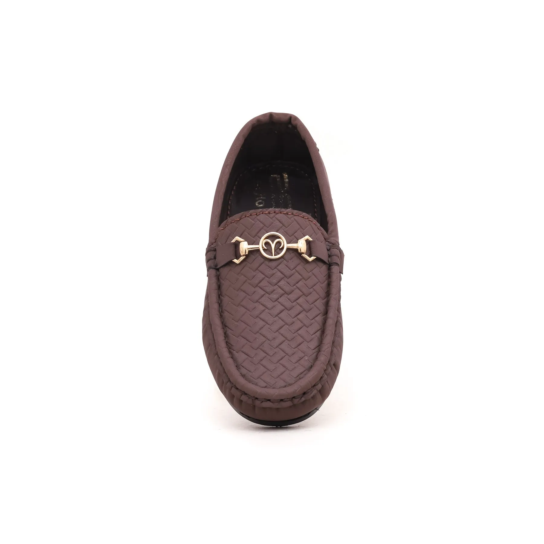 Boys Coffee Formal Moccasin KD0762