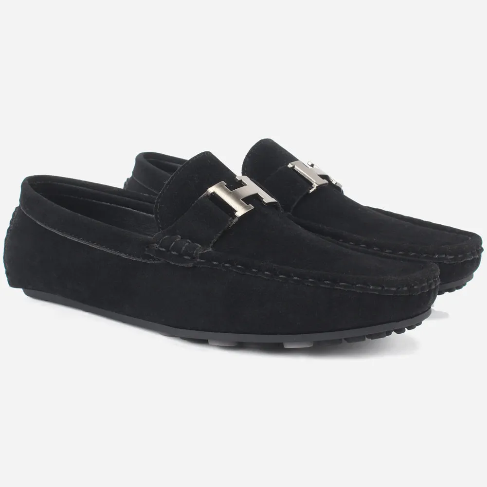 Boys "KASHI" Buckle Slip-ons Moccasins