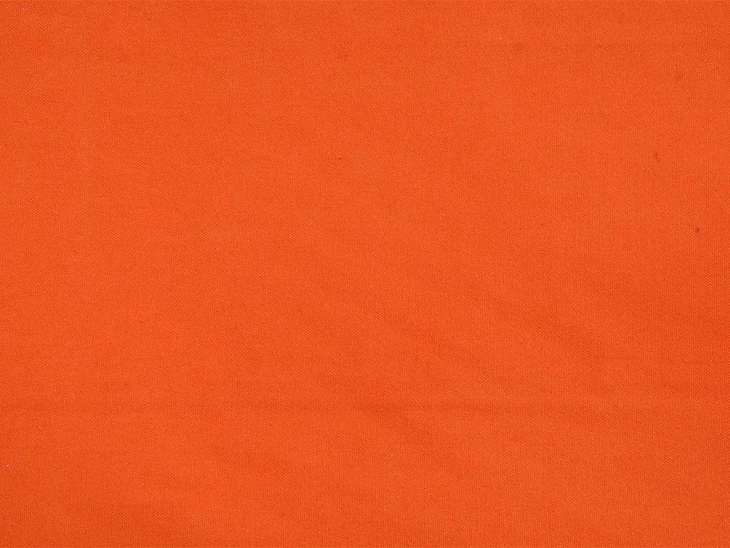 Bright Orange Plain Heavy Cotton Canvas Fabric