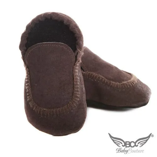 Brown Suede Moccasins