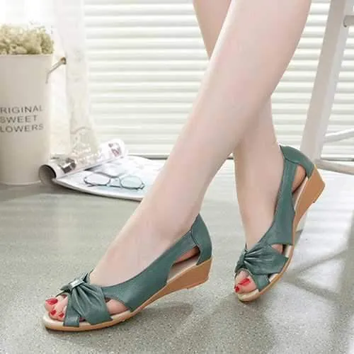 Butterfly Knot Hollow Out Causal Flats For Women