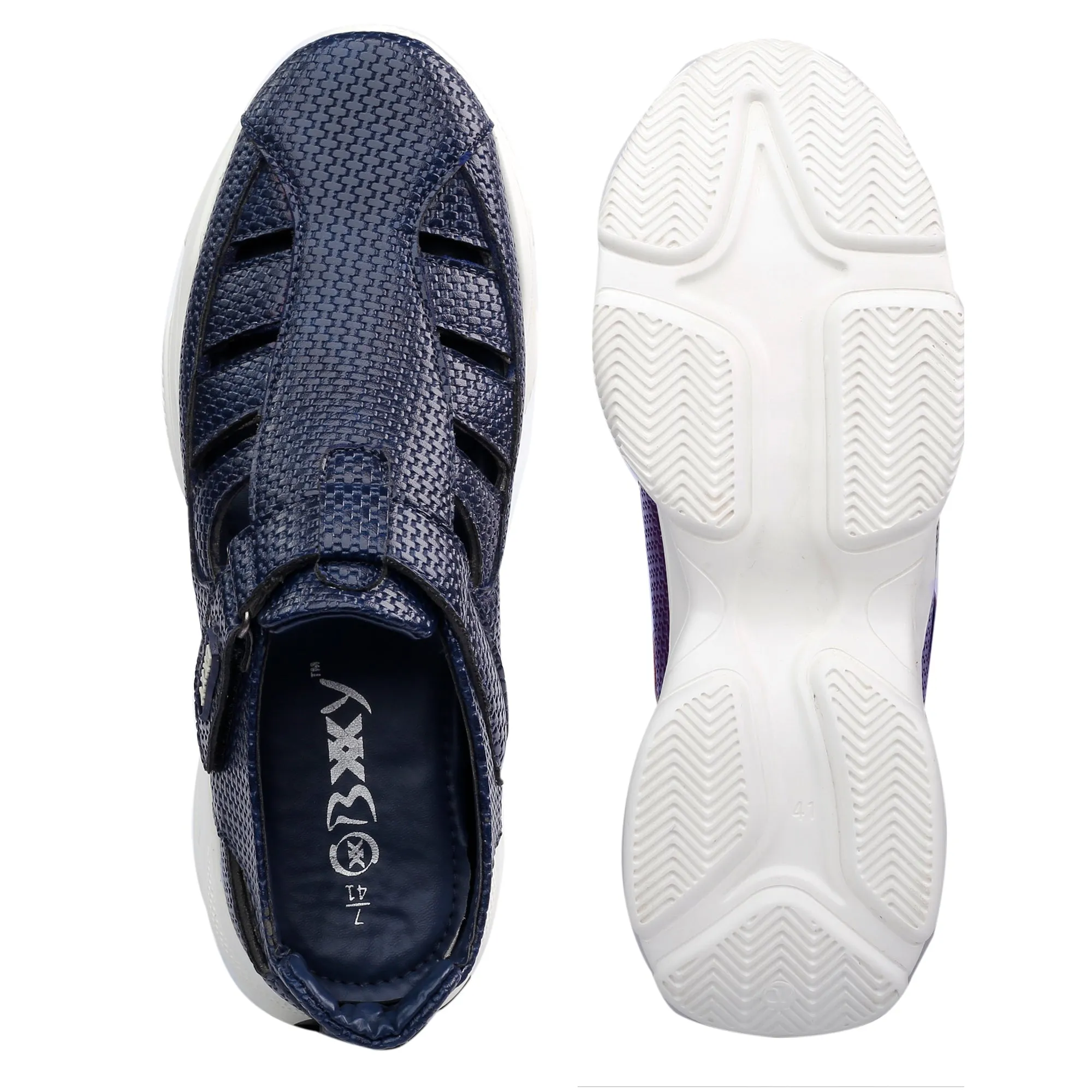 Bxxy's 3 Inch Hidden Height Increasing Velcro Ulta Comfortable Sandals for Men