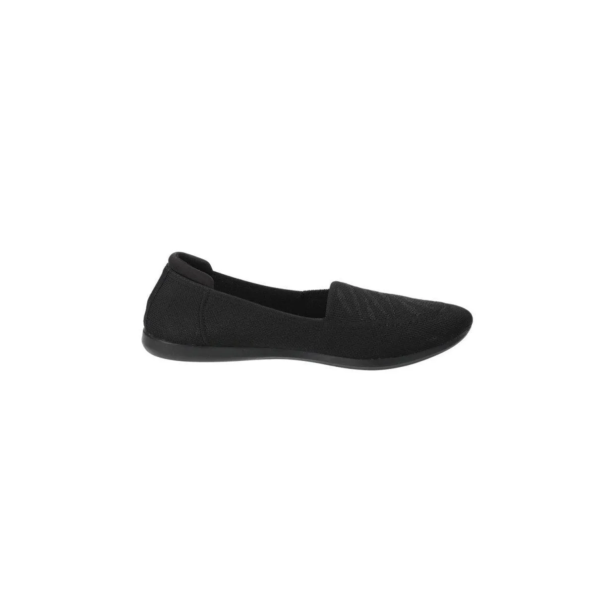 Clarks Cloudstepper Casual Ballerinas Knit Fabric Black Colour For Women