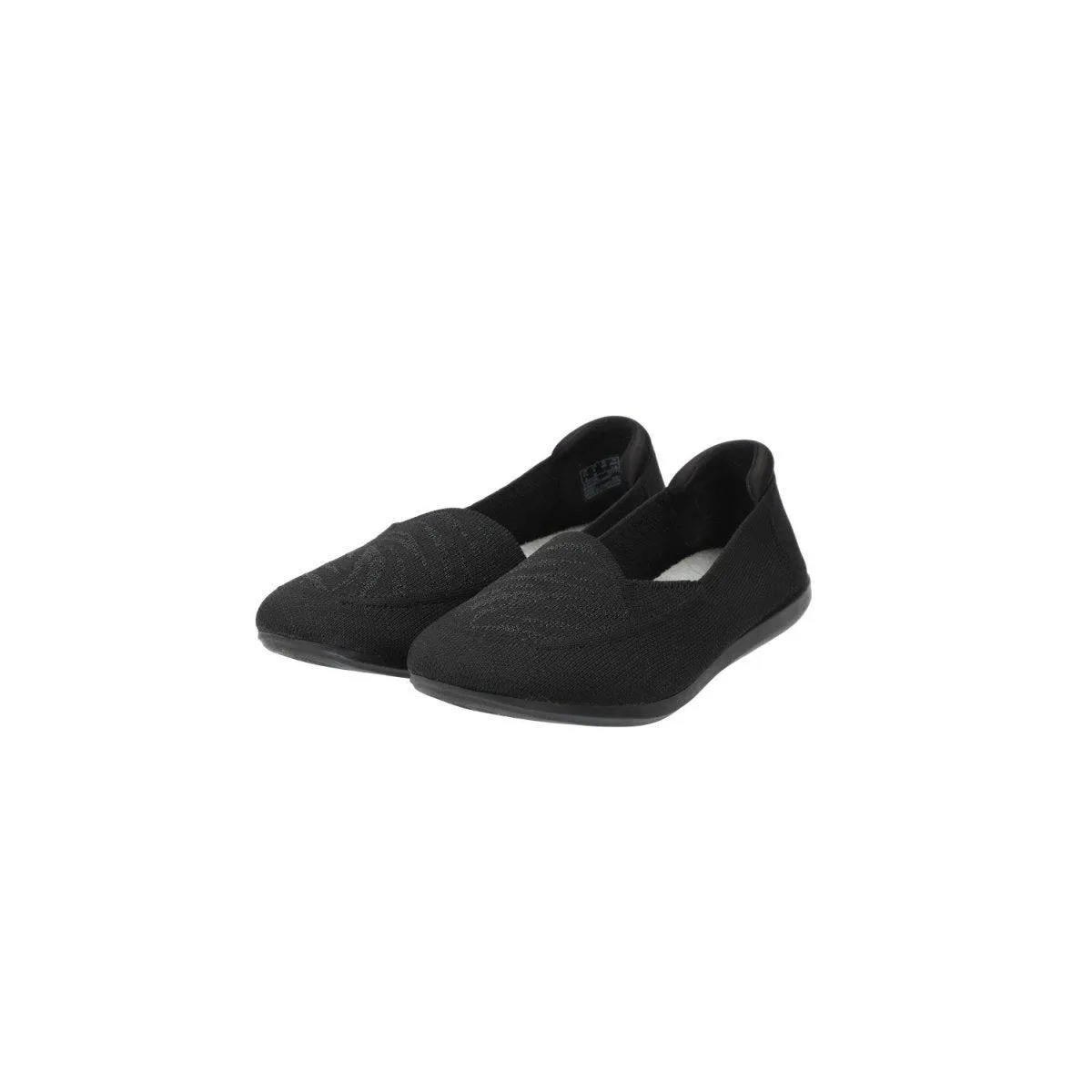 Clarks Cloudstepper Casual Ballerinas Knit Fabric Black Colour For Women