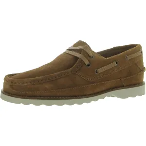 Clarks Mens Durleigh Sail Suede Slip On Driving Moccasins