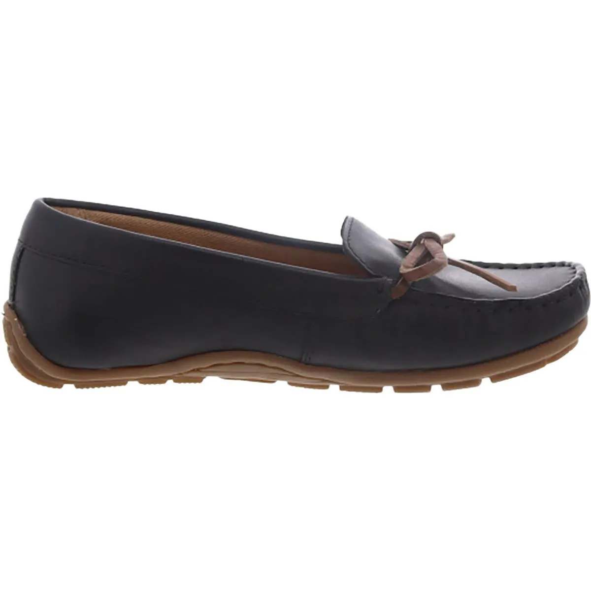 Clarks Womens Dameo Swing Faux Leather Slip-On Moccasins