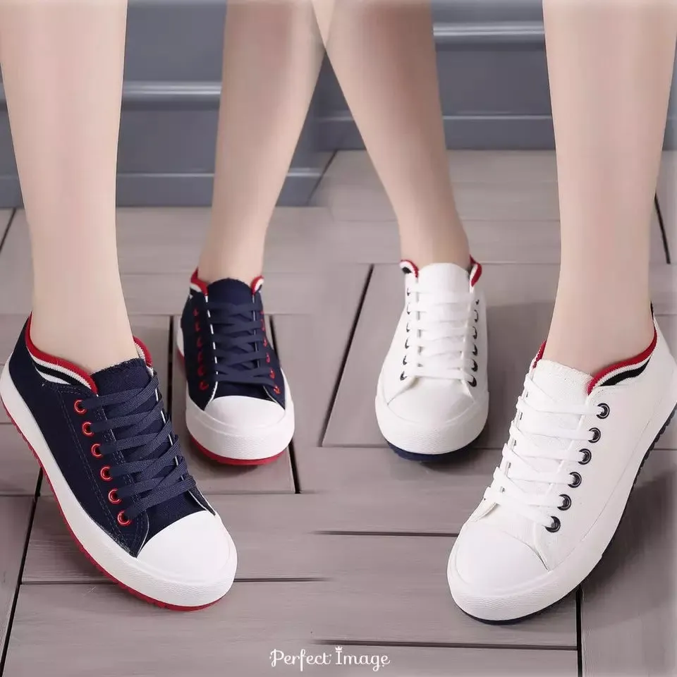 Classic Women's Casual Comfortable Canvas Shoes - Model-8892