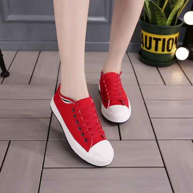 Classic Women's Casual Comfortable Canvas Shoes - Model-8892