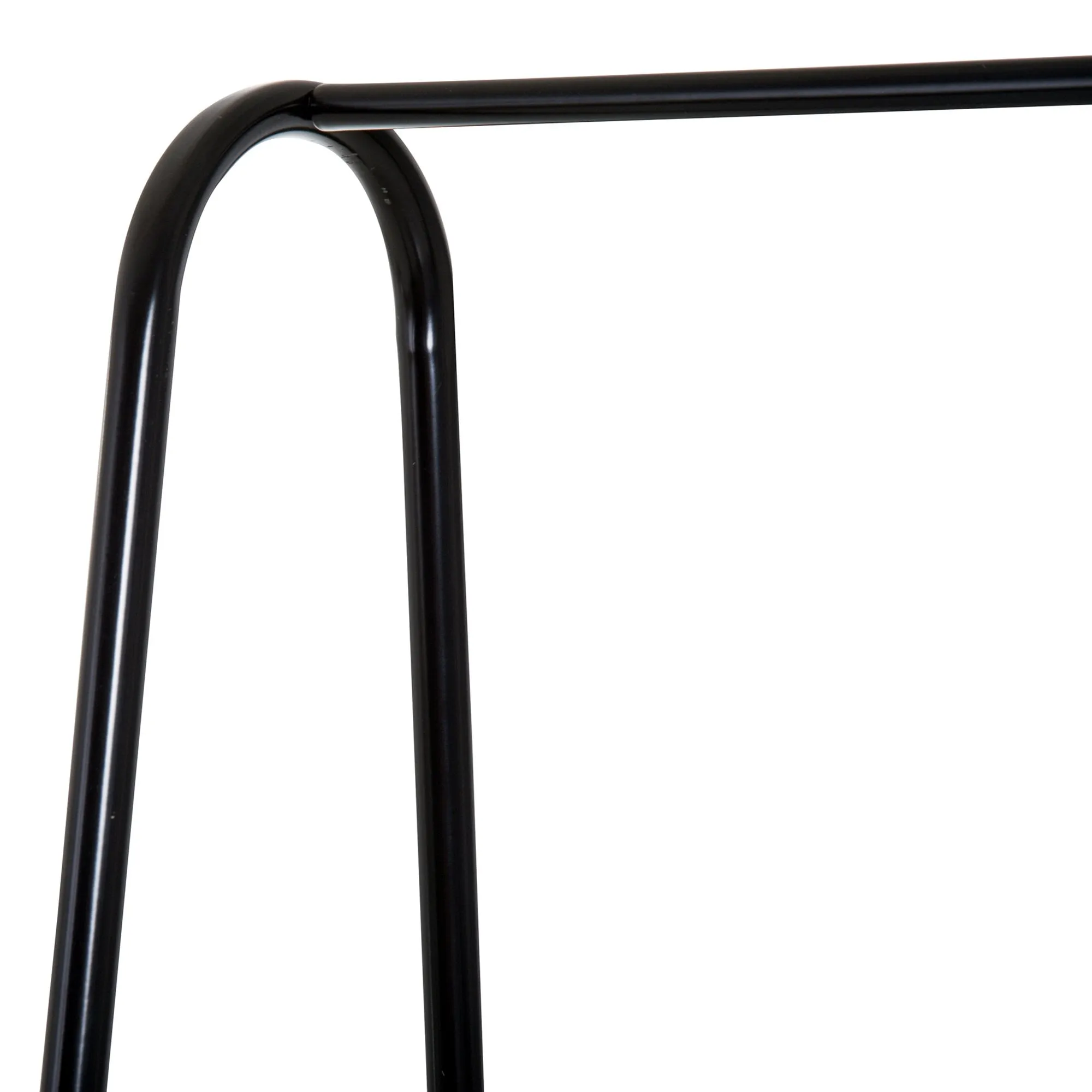 Clothes Rack, 2-Tier, A Shaped, Steel-Black