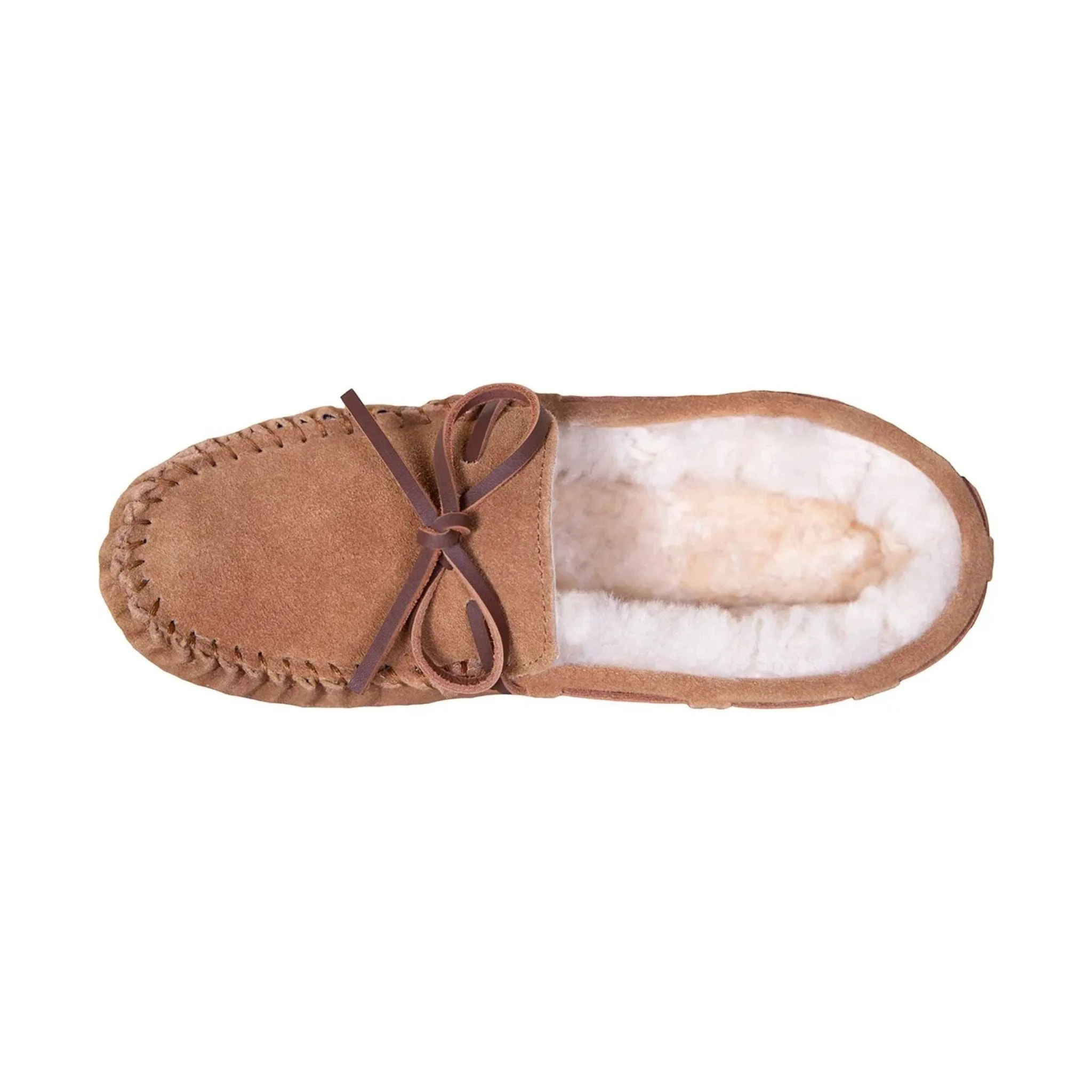 Cloud Nine Women's Moccasins Slippers - Chestnut