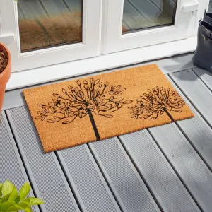 Coir Door Mat Lily Of The Nile 45 x 75cm