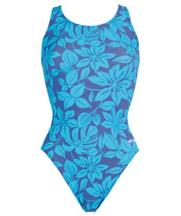 DOLFIN Fitness Female Caribbe Blue HP Back (22 Only)