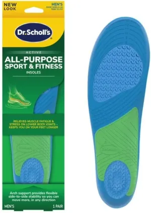 Dr. Scholl's All-Purpose Sport & Fitness Comfort Insoles 1 Pair, Trim to Fit