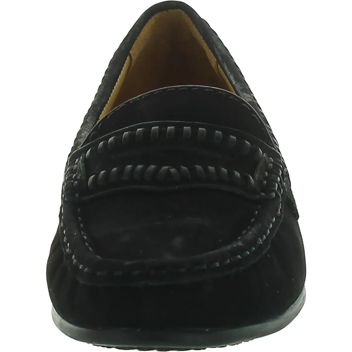 Driver Club USA Womens Maple Ave Leather Slip-On Moccasins