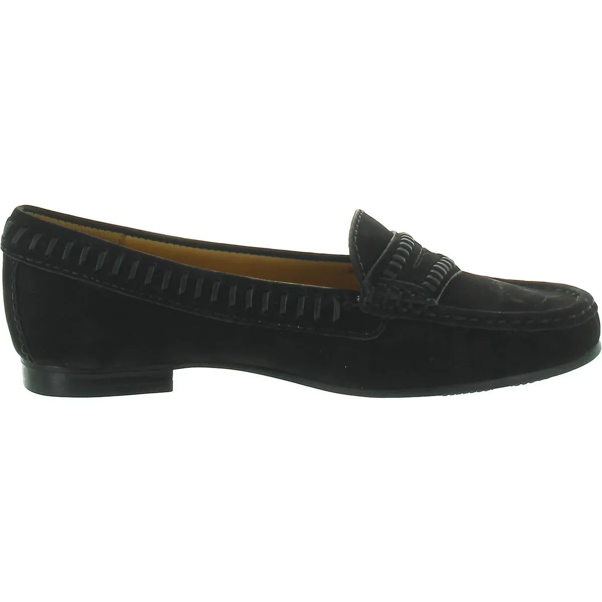 Driver Club USA Womens Maple Ave Leather Slip-On Moccasins