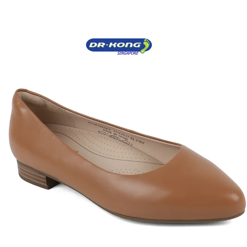 DR.KONG WOMEN COMFORT FLAT SHOES DK-W1001825E3-BRN(RP : $179)