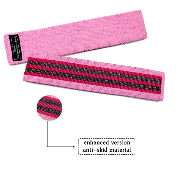 Elastic Resistance Bands for Women and Men Fitness, Workout Outdoor Exercise, Gift, 3-Level Set, Non-Slip Legs and Buttock Sports Bands, Non-Slip.