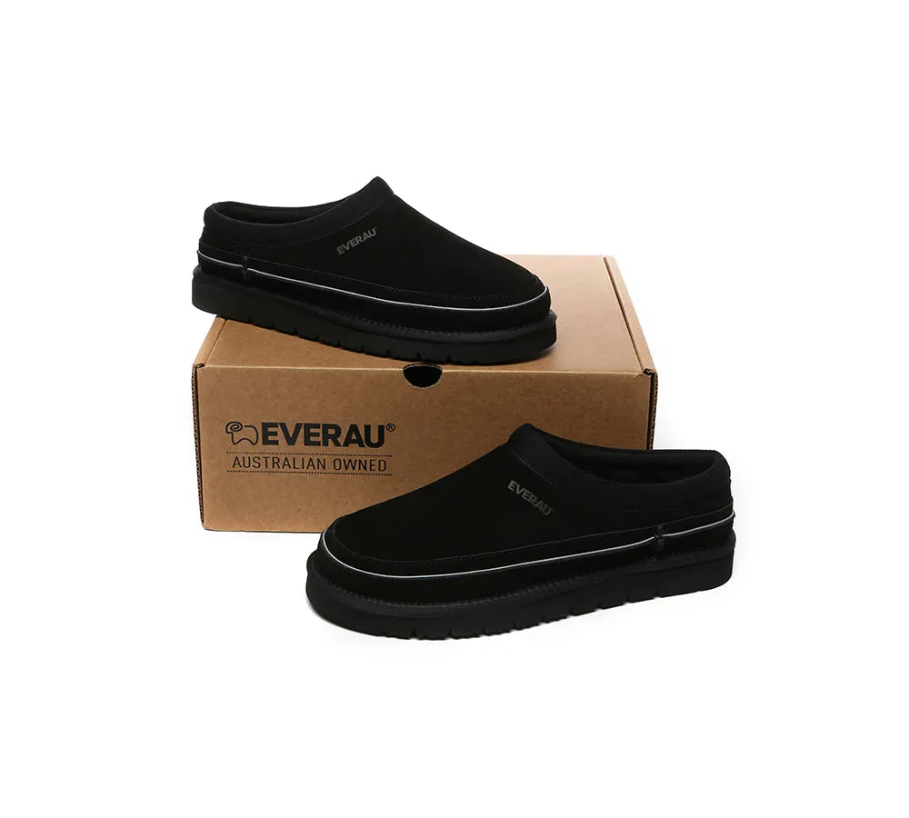 EVERAU® UGG Slippers Men Sheepskin Wool Casual Skaftafell