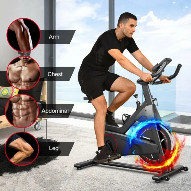 Fitness Enthusiasts Indoor Stationary Exercise Spinning Cycling Bike