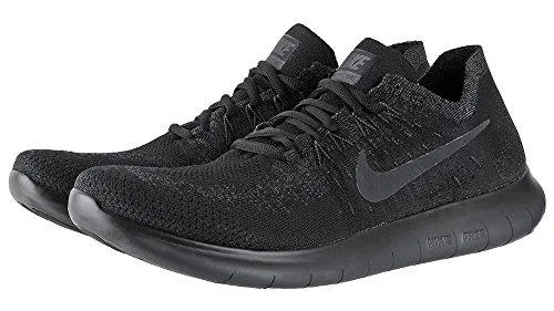 Free Rn Flyknit 2017 Running Shoes Black/Anthracite 880843010 Size 11