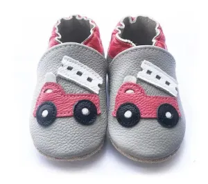 Fresh Baby Leather Baby Shoes 6-12 months Fire Engine