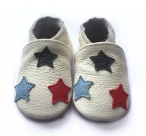 Fresh Baby Leather Baby Shoes 6-12 months Stars