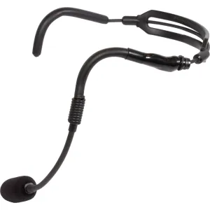 Galaxy Audio H2O7-BK-GAL Waterproof Dual Ear Fitness Headset Microphone for Galaxy Audio/AKG Transmitters