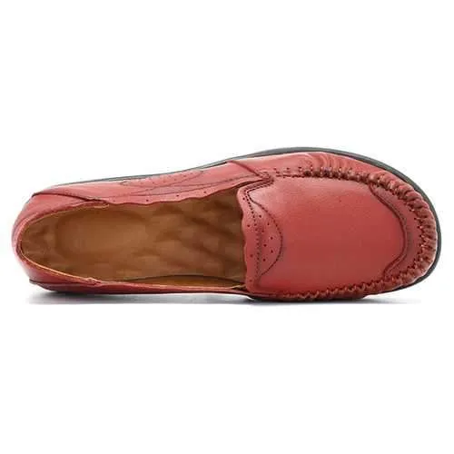 Genuine Leather Women Loafers