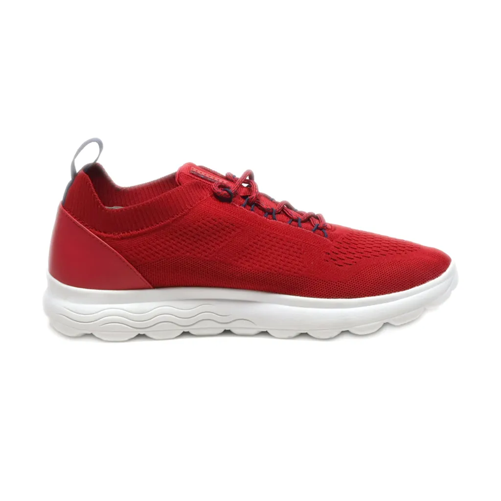 Geox Respira Sport Shoes Fabric Red Colour For Men