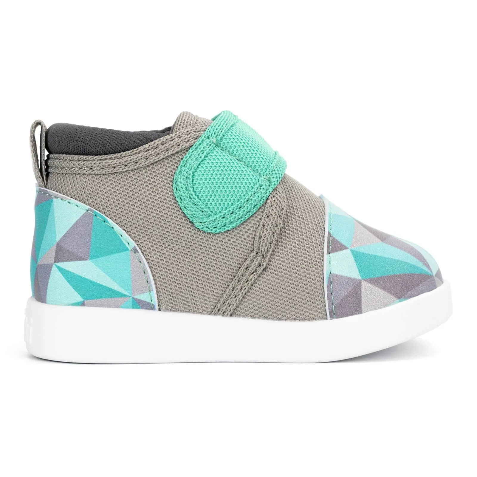 Glacial Refraction Squeakerless Toddler Shoes | Teal/Gray