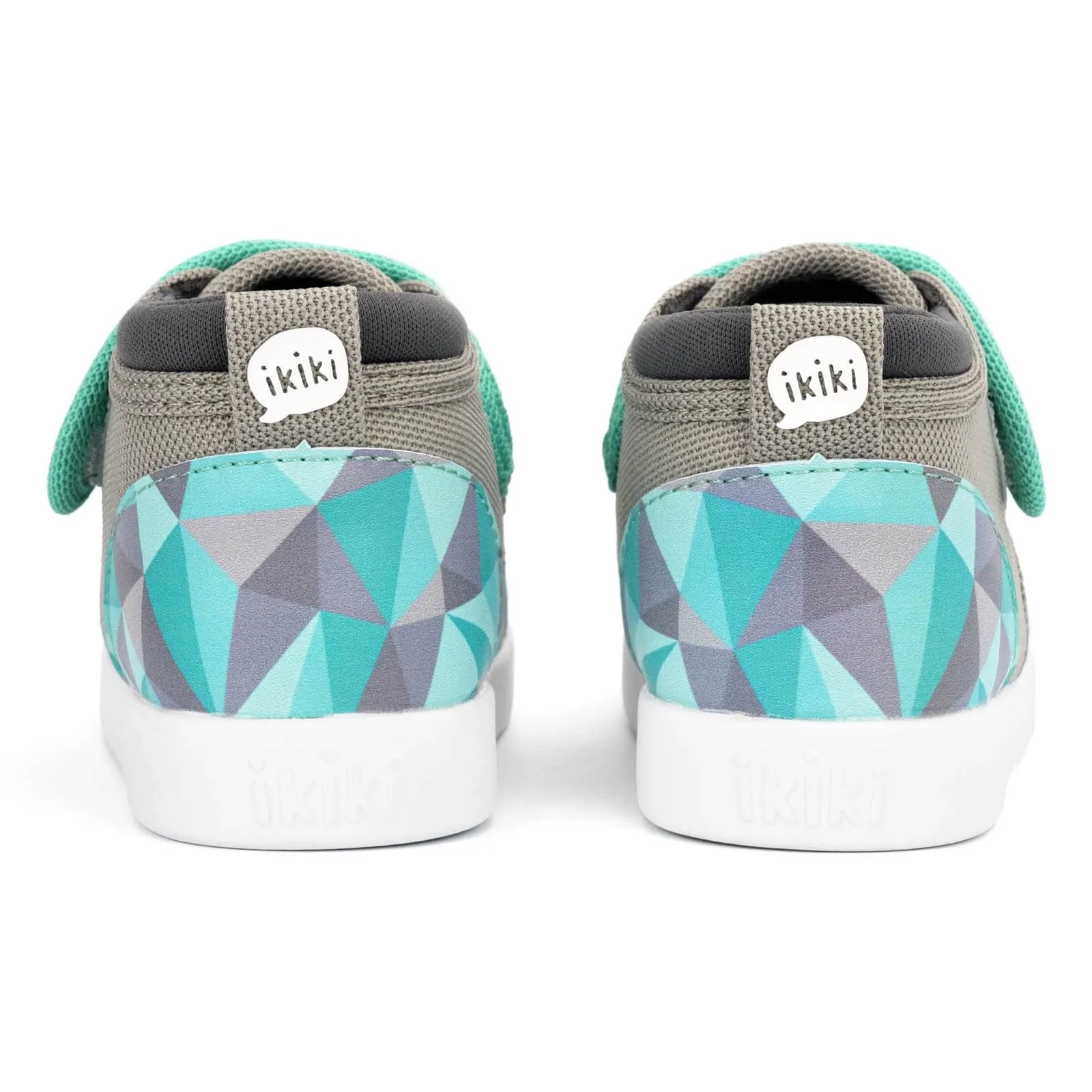 Glacial Refraction Squeakerless Toddler Shoes | Teal/Gray