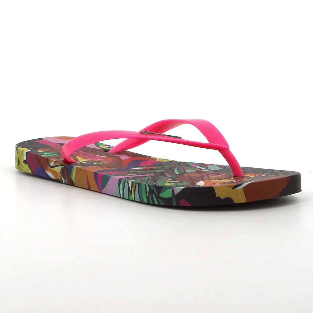 Ipanema Thong Sandals - Black/Pink