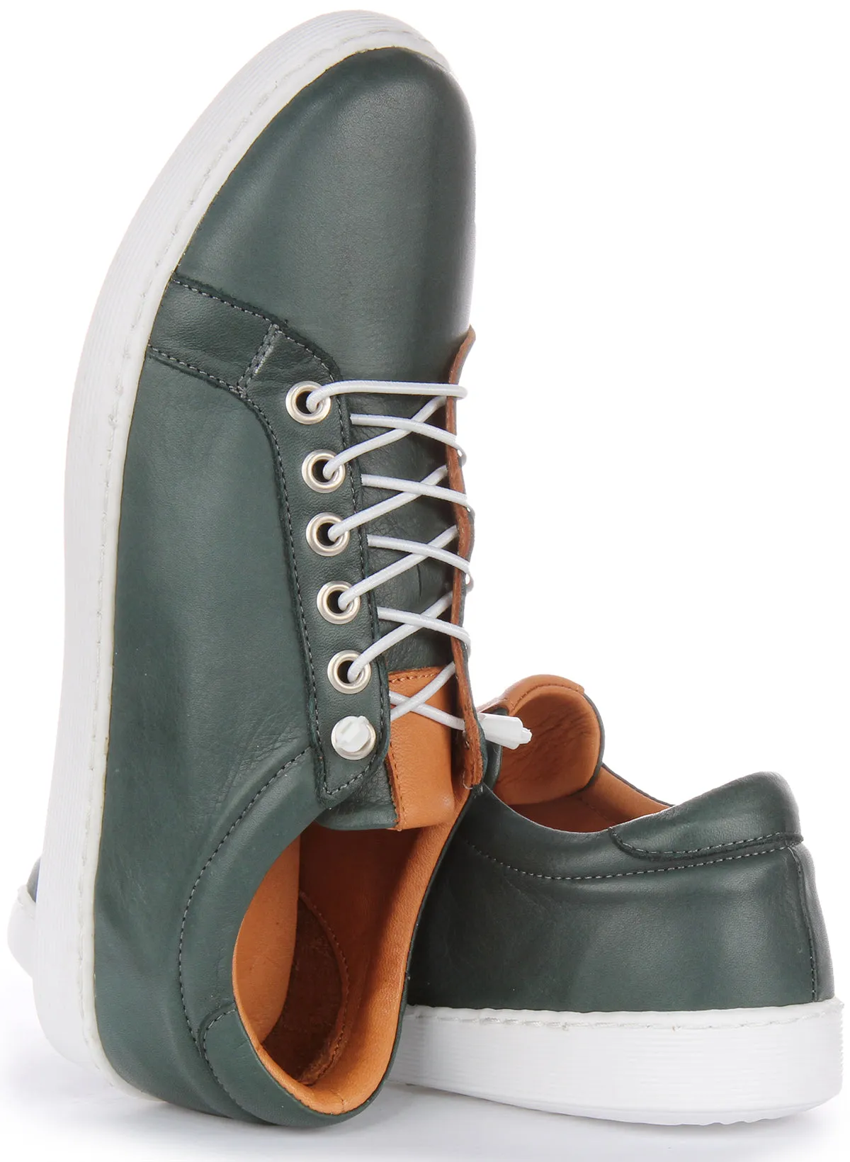 Justinreess England Elita In Dark Green For Women