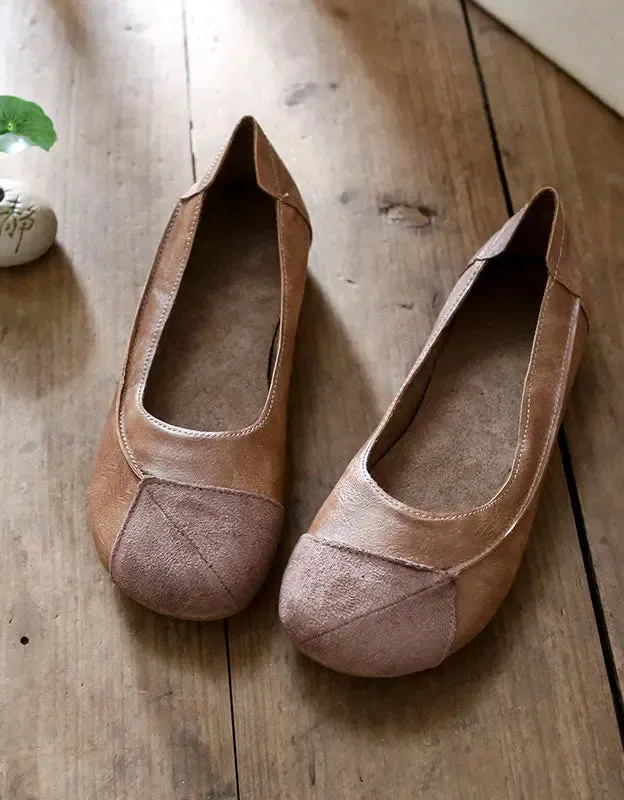 Light-weight Leather Flats for Women