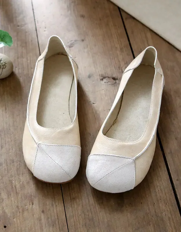 Light-weight Leather Flats for Women