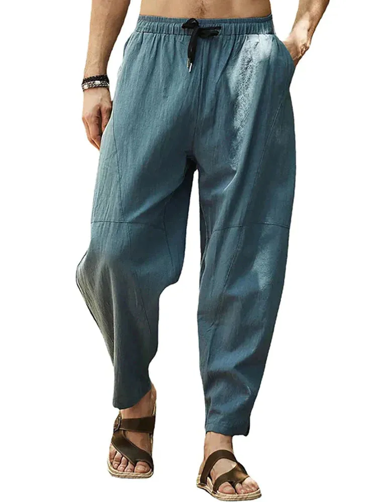 Loose Cotton Pants